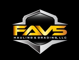 FAV5 Hauling & Grading, LLC logo design by Marianne