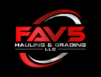 FAV5 Hauling & Grading, LLC logo design by akhi