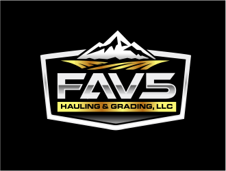 FAV5 Hauling & Grading, LLC logo design by kimora