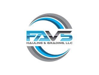 FAV5 Hauling & Grading, LLC logo design by decode