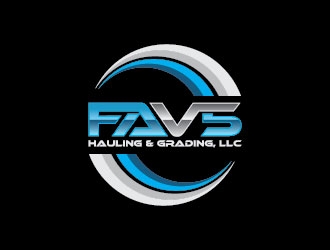 FAV5 Hauling & Grading, LLC logo design by decode