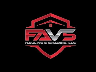 FAV5 Hauling & Grading, LLC logo design by decode