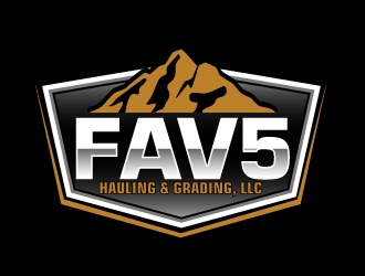 FAV5 Hauling & Grading, LLC logo design by ElonStark