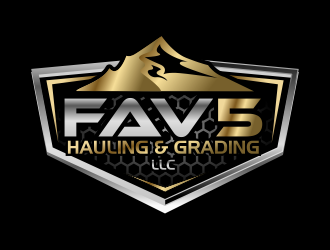 FAV5 Hauling & Grading, LLC logo design by serprimero