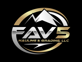 FAV5 Hauling & Grading, LLC logo design by semar