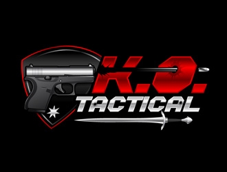 K.O. Tactical (It stand for Kinetic Operator Tactical Training) logo design by DreamLogoDesign