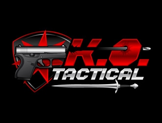 K.O. Tactical (It stand for Kinetic Operator Tactical Training) logo design by DreamLogoDesign