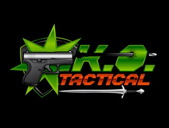 K.O. Tactical (It stand for Kinetic Operator Tactical Training) logo design by DreamLogoDesign