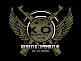 K.O. Tactical (It stand for Kinetic Operator Tactical Training) logo design by Suvendu