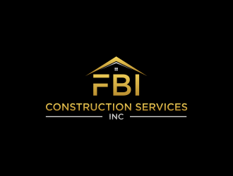 FBI Construction services inc  logo design by ammad