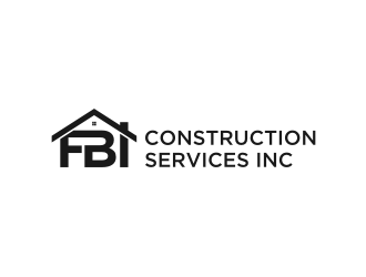 FBI Construction services inc  logo design by Gravity