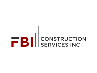 FBI Construction services inc  logo design by Gravity