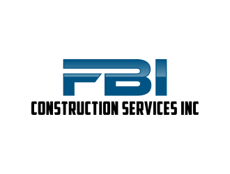 FBI Construction services inc  logo design by lexipej