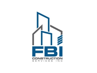 FBI Construction services inc  logo design by Art_Chaza