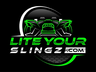 Lite Your Slingz logo design by MAXR