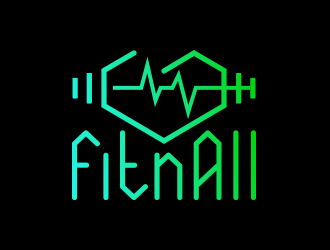 FitnAll logo design by keylogo
