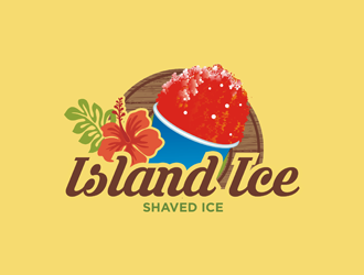 Island Ice  logo design by logolady