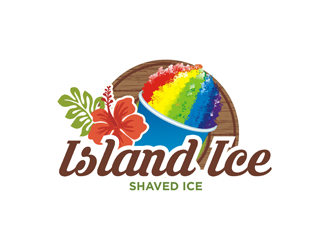 Island Ice  logo design by logolady