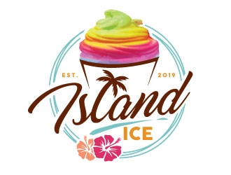 Island Ice  logo design by REDCROW