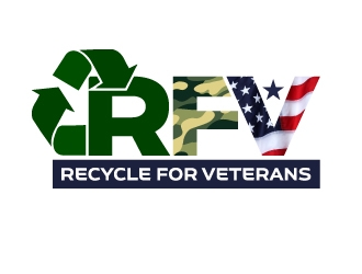 Recycle For Veterans (RFV) logo design by jaize