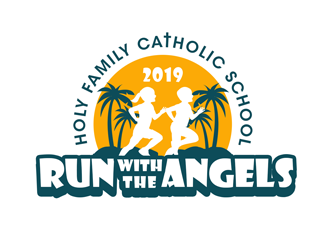 Run with the Angels logo design by kunejo