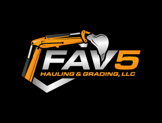 FAV5 Hauling & Grading, LLC logo design by torresace