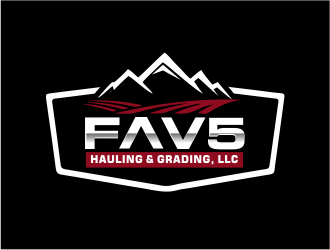 FAV5 Hauling & Grading, LLC logo design by Girly