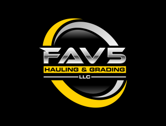 FAV5 Hauling & Grading, LLC logo design by IrvanB