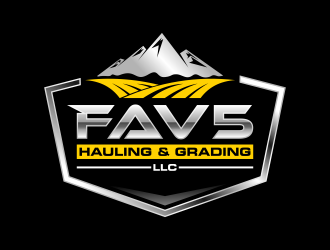 FAV5 Hauling & Grading, LLC logo design by IrvanB