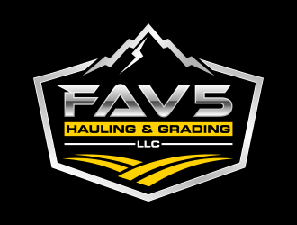 FAV5 Hauling & Grading, LLC logo design by IrvanB