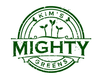 Kims Mighty Greens logo design by jaize