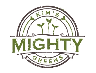Kims Mighty Greens logo design by jaize