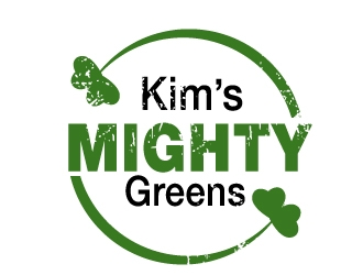 Kims Mighty Greens logo design by PMG