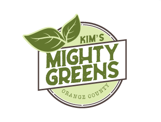 Kims Mighty Greens logo design by dchris