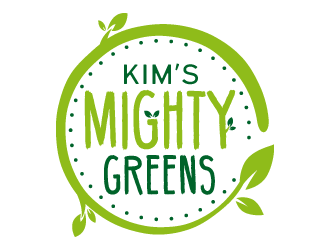 Kims Mighty Greens logo design by akilis13