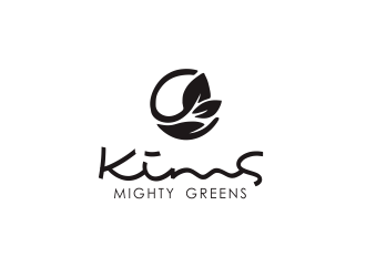 Kims Mighty Greens logo design by YONK