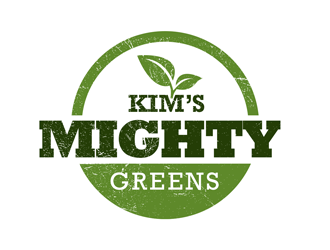 Kims Mighty Greens logo design by kunejo