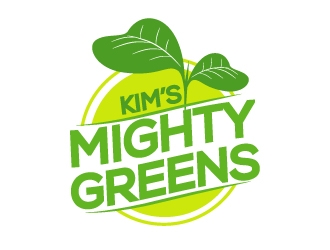 Kims Mighty Greens logo design by yans