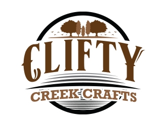 Clifty Creek Crafts logo design by Eliben