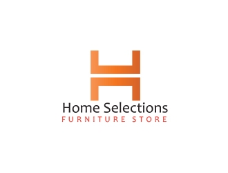 Home Selections logo design by heba