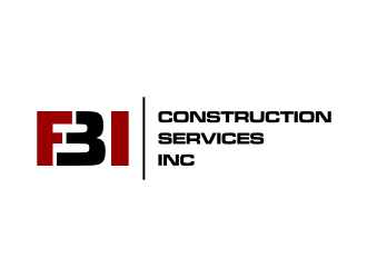 FBI Construction services inc  logo design by asyqh
