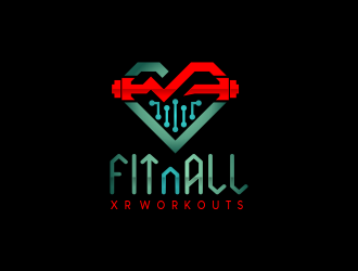 FitnAll logo design by andriandesain