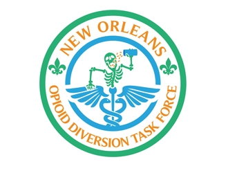 New Orleans Opioid Diversion Task Force  logo design by Kanenas