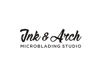 Ink & Arch Microblading Studio logo design by checx