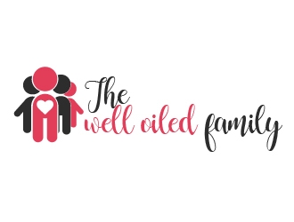The well oiled family  logo design by shravya