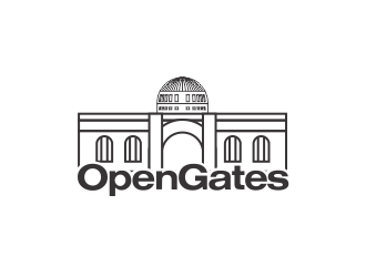Open Gates logo design by AisRafa