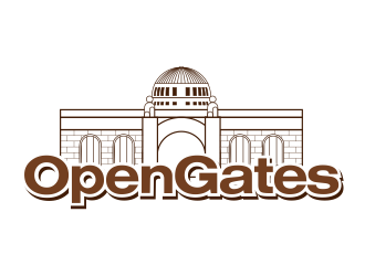 Open Gates logo design by AisRafa