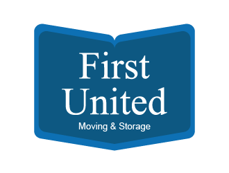    First United Moving & Storage logo design by jabarlocker