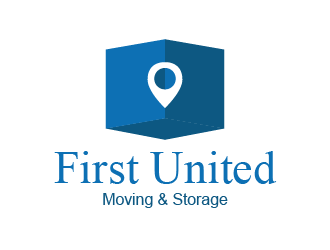    First United Moving & Storage logo design by jabarlocker