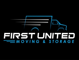    First United Moving & Storage logo design by MAXR